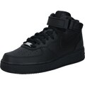 Nike Sportswear Високи маратонки 'Air Force 1 Mid 07' черно