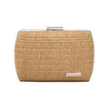 BagtoBag Ψάθινο τσαντάκι clutch -21897 - Χακί