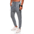 Edoti Men's BASIC uniform sweatpants - grey melange V-3 EM-PABS