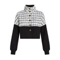 KARL LAGERFELD Сако Boucle Mix Sweat A3W20005 999 black