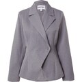 PIECES Блейзър 'PCFalka' сиво / бяло