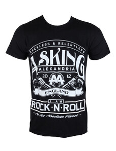 Мъжки тениски Asking Alexandria - рокендрол - Черен - ROCK OFF - ASK05