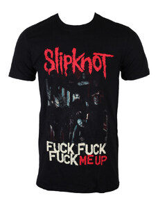 Тениска метална Slipknot - майната му аз нагоре - ROCK OFF - SKTS18MB