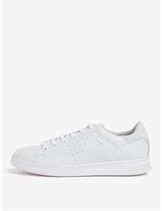 Cream women's leather sneakers Geox Jaysen - Women's