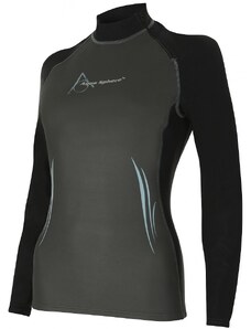 Aqua sphere aqua skin top long sleeve lady grey/black s