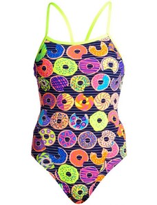 Funkita dunking donuts single strap one piece 32
