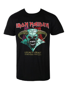 Тениска метална мъжки Iron Maiden - Наследство на Звяра Europe и To през 2018 г- ROCK OFF - IMTEE72MB