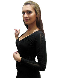 JULIA Официална блузка в черно