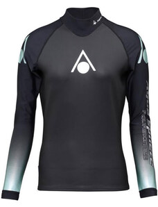 Aqua sphere aquaskin top long sleeve women black/turquoise xs