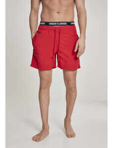 Мъжки плувни шорти в червен цвят Urban Classics