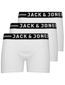 JACK & JONES Боксерки 'Sense' черно / бяло