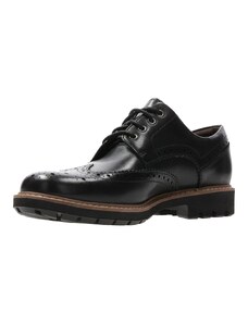 Мъжки обувки с връзки Clarks Batcombe Wing черни
