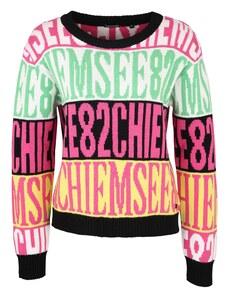 CHIEMSEE Спортен пуловер жълто / мента / черно / бяло