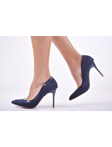 Жени, Дамски елегантни обувки сини EOBUVKIBG