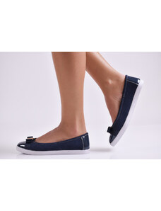 Жени, Дамски ежедневни обувки сини естествена кожа EOBUVKIBG