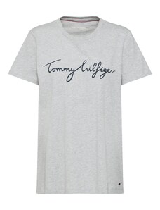 TOMMY HILFIGER Тениска 'Heritage' нейви синьо / сив меланж