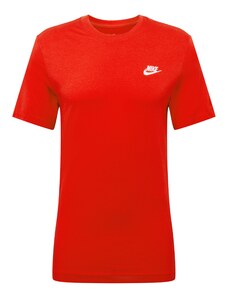 Nike Sportswear Тениска 'Club' червено / бяло