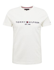 TOMMY HILFIGER Тениска тъмносиньо / червено / бяло