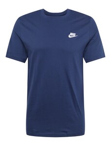 Nike Sportswear Тениска 'Club' нейви синьо / бяло