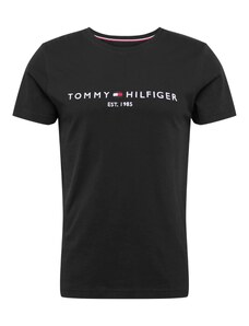 TOMMY HILFIGER Тениска нейви синьо / черно / бяло