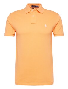 Polo Ralph Lauren Тениска 'SSKCSLIM1-SHORT SLEEVE-KNIT' оранжево-червено