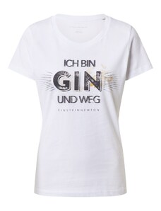 EINSTEIN & NEWTON Тениска 'Gin Weg' злато / черно / мръсно бяло