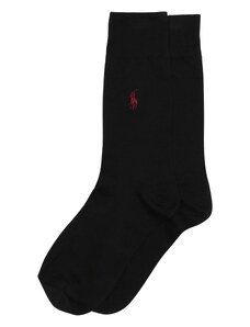 Polo Ralph Lauren Къси чорапи 'SIZED FLAT-CREW-2 PACK' черно