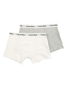 Calvin Klein Underwear Долни гащи сив меланж / бяло