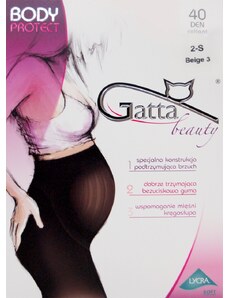 Gatta Чорапогащник за бременни в бежово Body Protect Beige 40 DEN