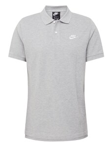 Nike Sportswear Тениска 'Matchup' сив меланж / бяло