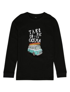 Mister Tee Тениска 'Take Me To The Ocean' аквамарин / жълто / тъмнооранжево / черно / бяло