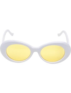 Urban Classics Слънчеви очила жълто / бяло