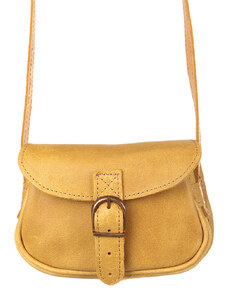 Glara Women's mini crossbody leather handbag
