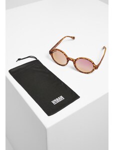 Urban Classics Accessoires Sunglasses Retro Funk UC brown leo/rosé