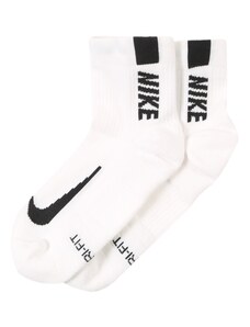 NIKE Спортни чорапи 'Multiplier' черно / бяло