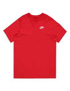 Nike Sportswear Тениска червено / бяло