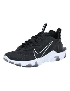 Nike Sportswear Ниски маратонки 'REACT VISION' черно / бяло
