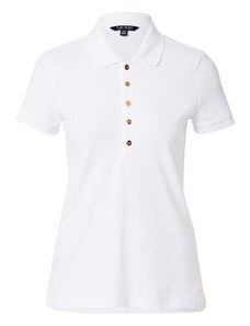 Lauren Ralph Lauren Тениска 'KIEWICK' сребърно / бяло