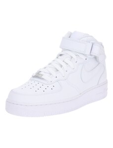 Nike Sportswear Високи маратонки 'AIR FORCE 1 MID 07' бяло