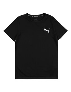 PUMA Тениска 'Active' черно / бяло