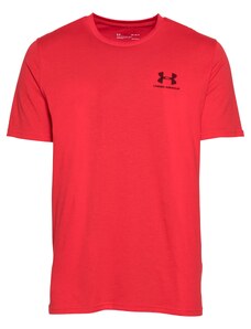 UNDER ARMOUR Функционална тениска 'Sportstyle' червено / черно