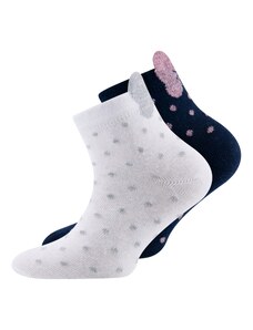 EWERS Къси чорапи нейви синьо / сиво / светлорозово / бяло