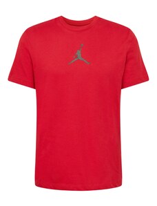Jordan Тениска 'Jumpman' антрацитно черно / червено