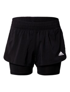 ADIDAS SPORTSWEAR Спортен панталон 'Pacer 3-Stripes Two-In-One' черно / бяло