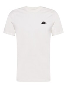 Nike Sportswear Тениска 'Club' кремаво / черно