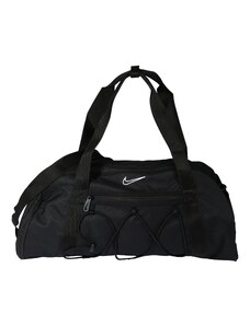 NIKE Спортна чанта черно / бяло