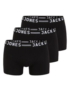 JACK & JONES Боксерки 'Sense' черно / бяло