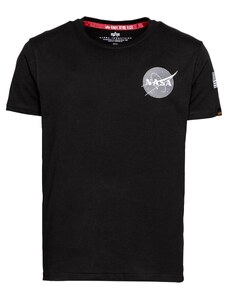 ALPHA INDUSTRIES Тениска 'Space Shuttle' опал / сиво / черно / бяло