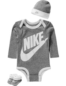 Nike Sportswear Комплект 'Futura' сиво / бяло