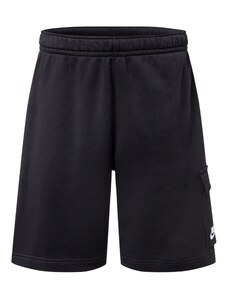 Nike Sportswear Карго панталон черно / бяло